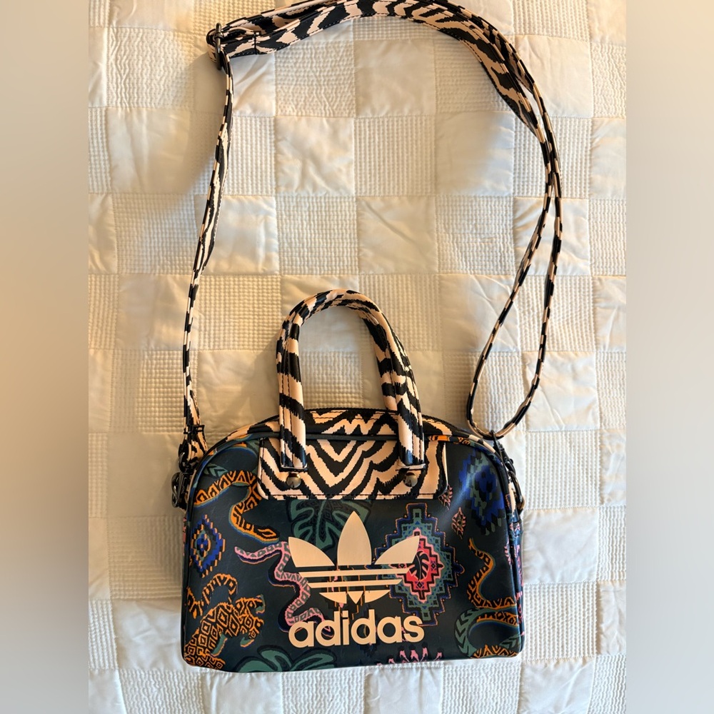 Adidas x FARM RIO Women's Crossbody Bag with Bold Multicolor Design